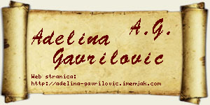 Adelina Gavrilović vizit kartica